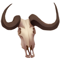 Skull - Large Horned