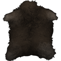 Large Antlered Pelt - Melanistic