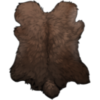 Small Antlered Pelt - Brown