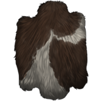 Small Rodent Pelt - Piebald