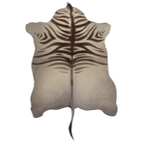 Equine Pelt - Half-Striped