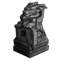 Ancient Kukuri Statue - Aquatic