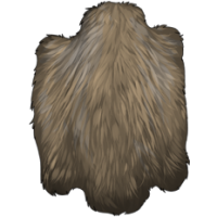 Small Rodent Pelt - Palomino